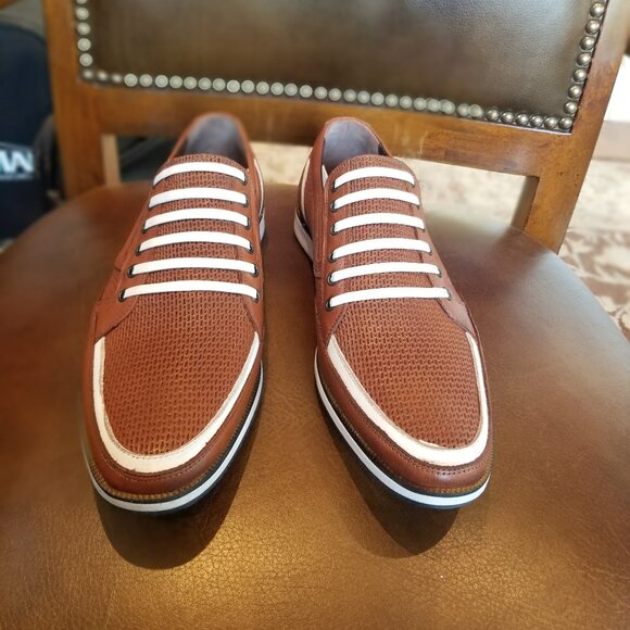 Men's New leather slip ons. - Picture 2 of 5